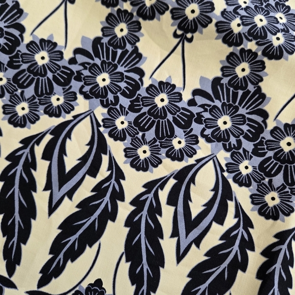 Lila Rose Womens Cotton/spandex Size 6 Floral Blue and White Skirt - Picture 5 of 15